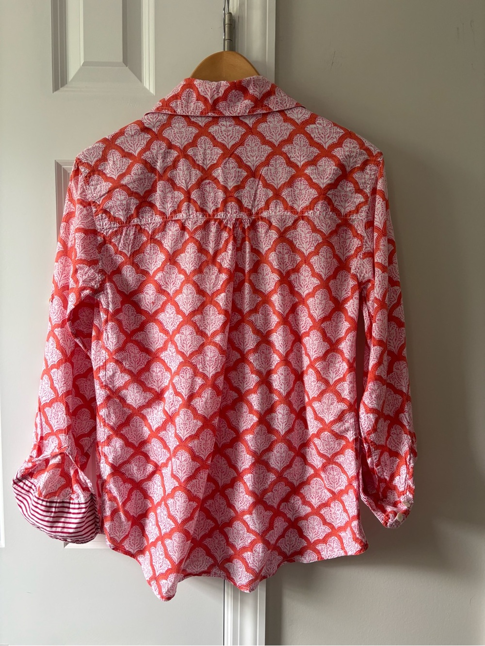 Roller Rabbit Block Print Button Down Shirt - Picture 3 of 8